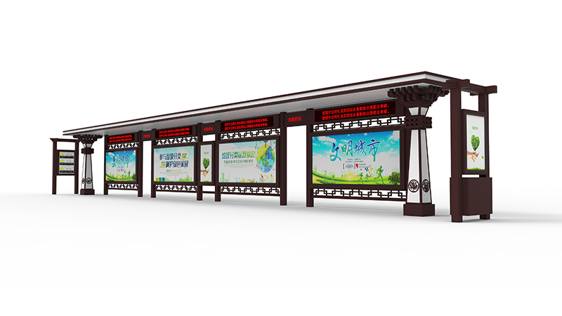 陜西特色古典候車(chē)亭第二批發(fā)貨