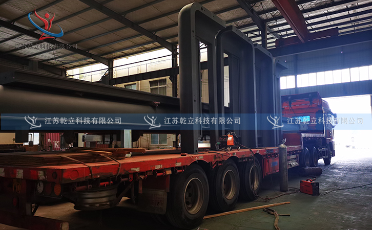 智能公交站臺(tái)裝車圖